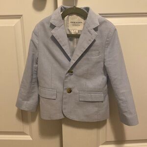Janie and Jack Cotton Linen Blazer
